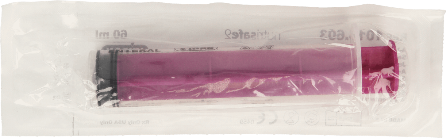 Nutrisafe 2 Spuit Excentrisch Sil 60 ml 001015603 