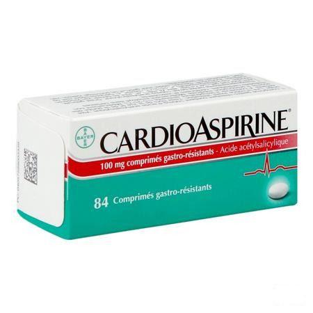 Cardioaspirine Gastro Resist. Comprimes 84 X 100 mg