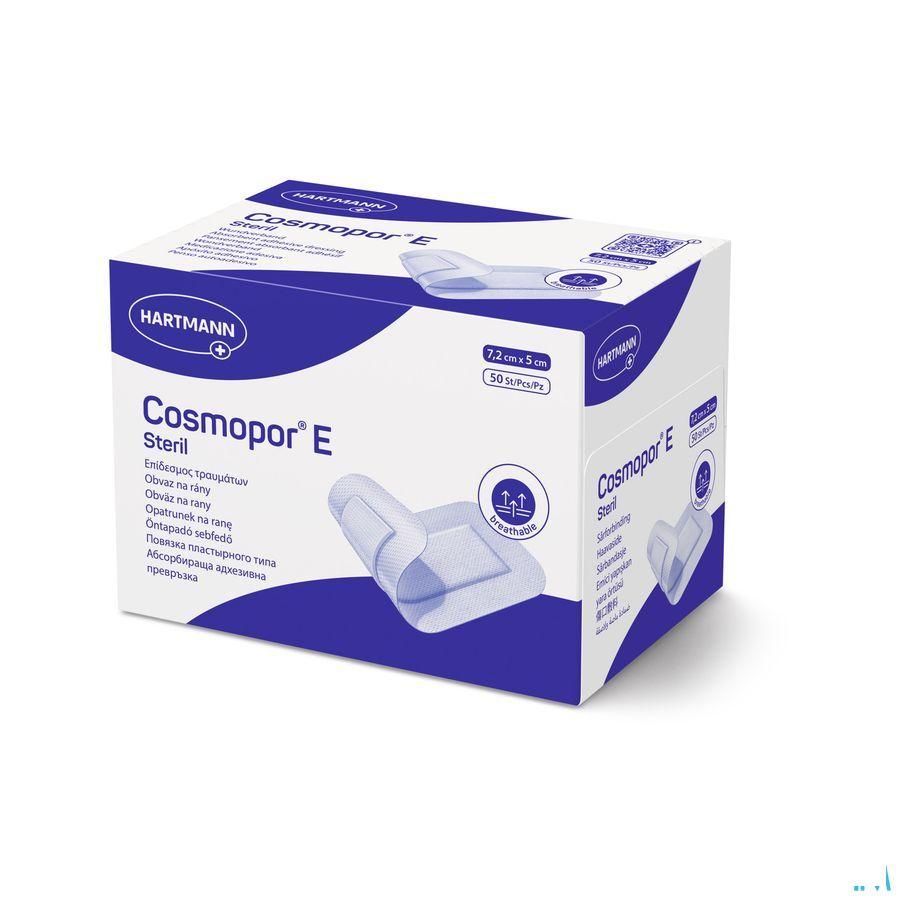 Cosmopor E Latexfree 7,2x5cm 50 P/s  -  Hartmann