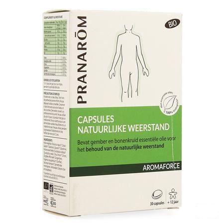 Aromaforce Bio Natuurlijke Weerstand Capsule 30  -  Pranarom