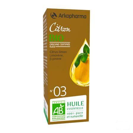 Olfae Citroen Bio Essentiele Olie 10 ml  -  Arkopharma