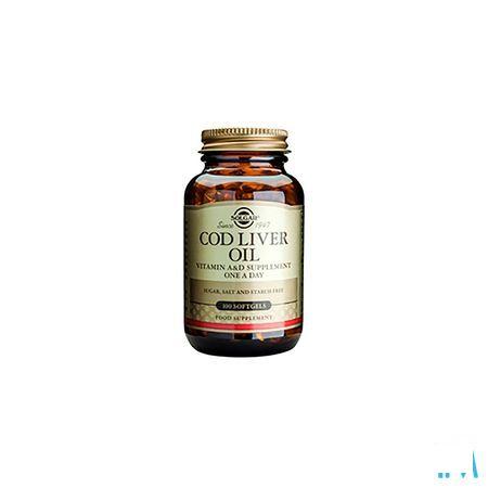 Solgar Cod Liver Oil (levertraan) Softgel 250  -  Solgar Vitamins