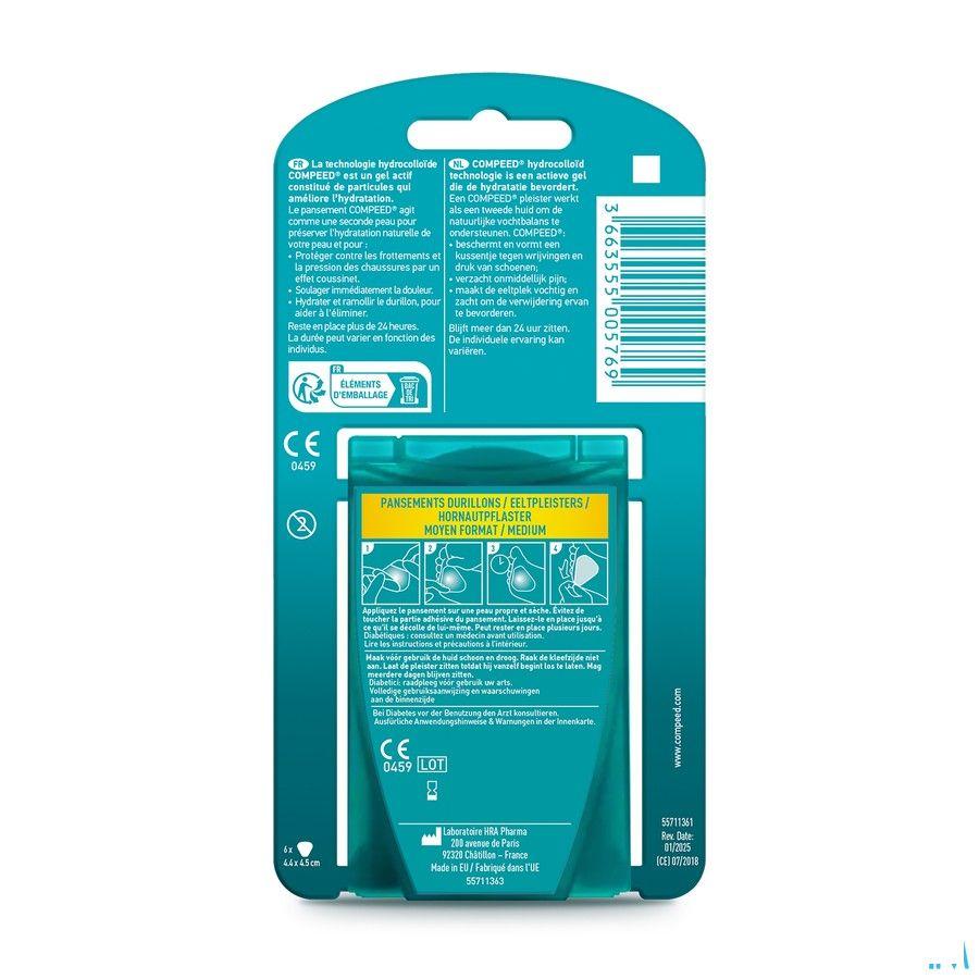 Compeed Pleister Eeltplek Voeten Medium 6