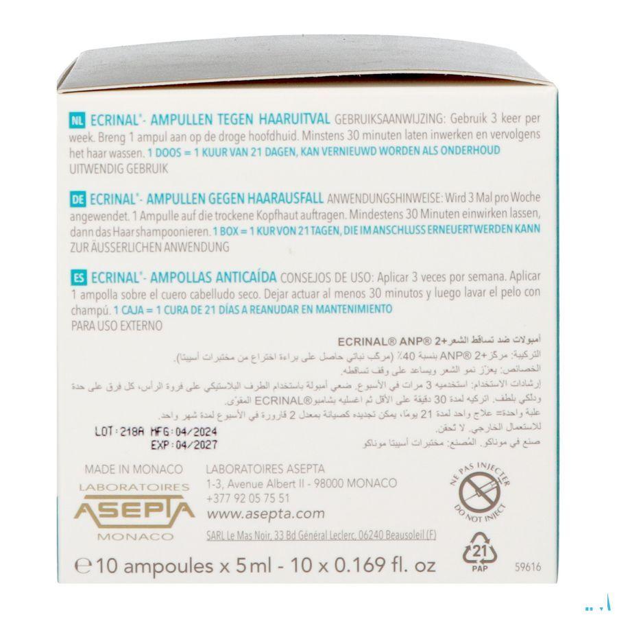 Ecrinal A/Chute Cheveux Amp 10 x 5ml