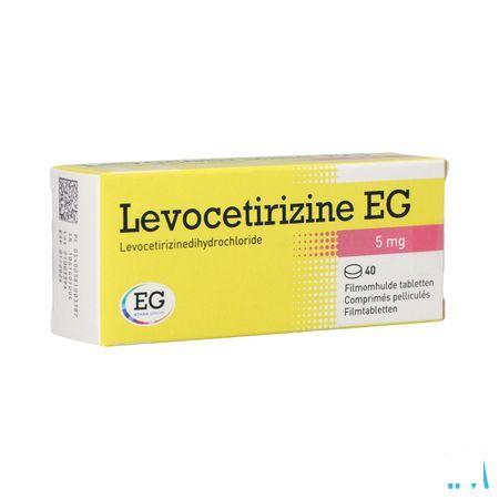 Levocetirizine EG 5 mg Filmomhulde Tabletten 40  -  EG