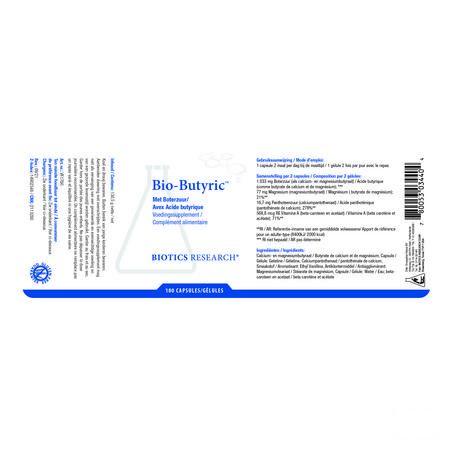 Bio-Butyric 180 capsules  -  Energetica Natura