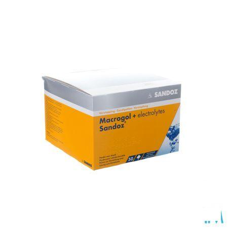 Macrogol + Electr Sandoz Pulv Gout Citron 50x13,7g 