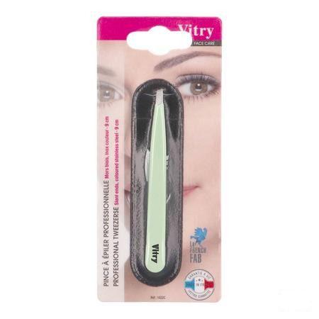 Vitry Classic Pince Epil Prof Oblique Inox 1022  -  Vitry