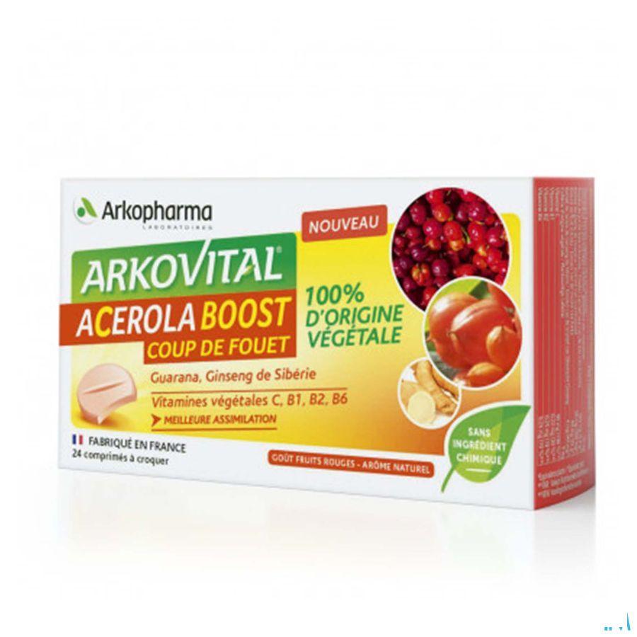 Arkovital Acerola Boost Comprimes Ã  Croquer 24  -  Arkopharma
