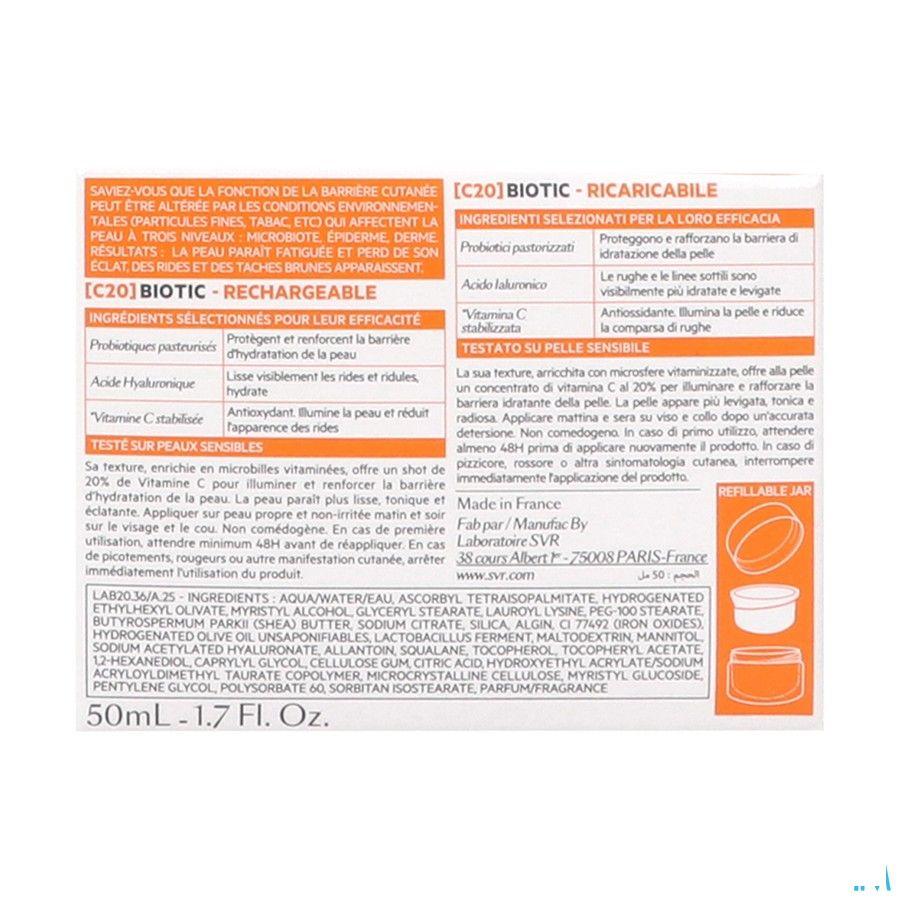 Svr Biotic C20 Creme Navulbaar 50 ml