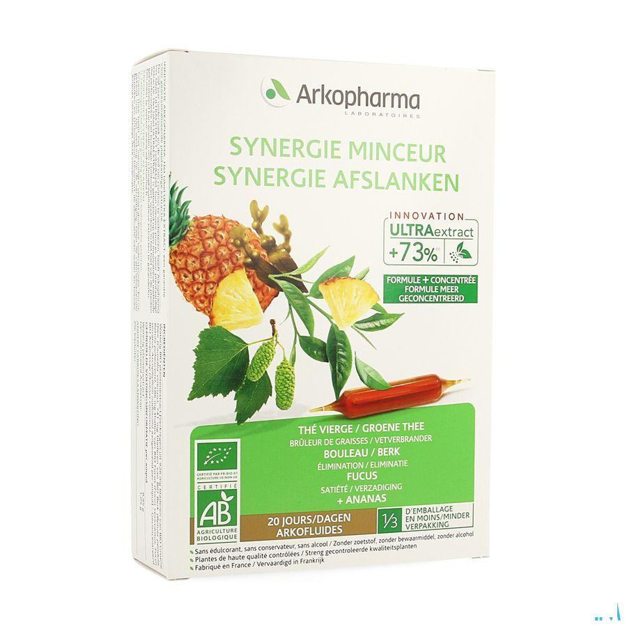 Arkofluide Synergie Afslanken Bio Ampullen 20  -  Arkopharma