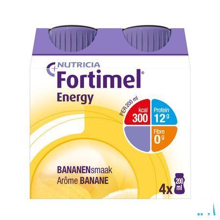 Fortimel Energy Banaan 4x200 ml 2320471  -  Nutricia