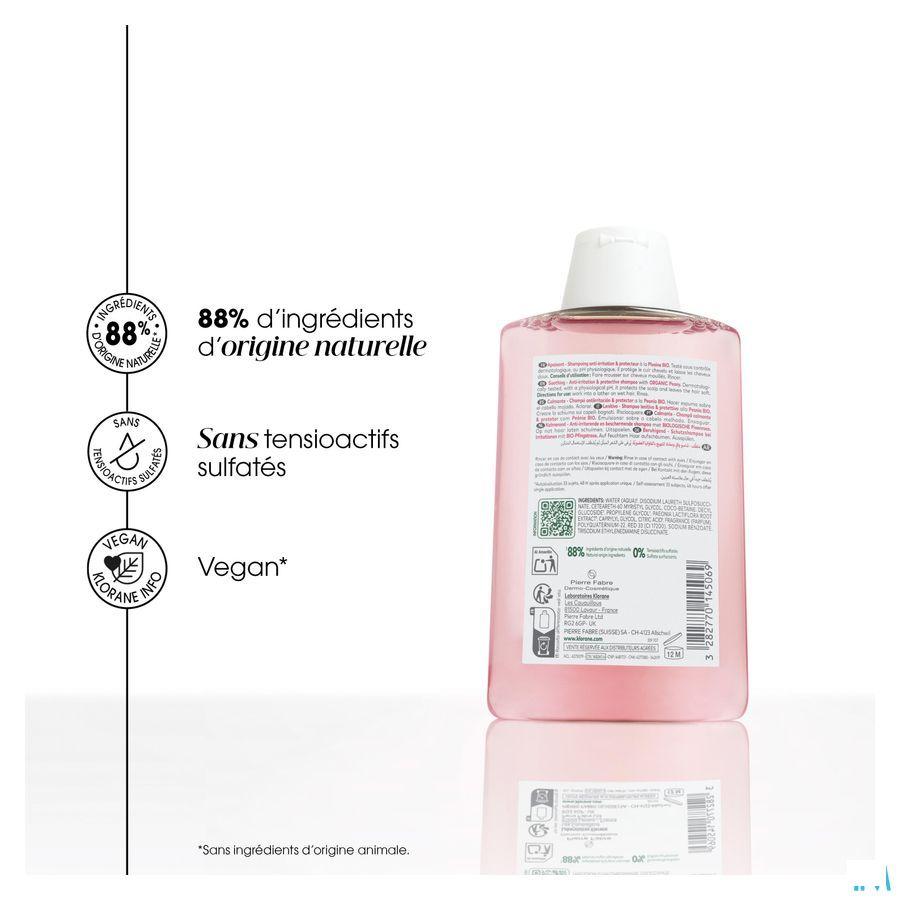 Klorane Capil. Sh Bio Pioenroos 200 ml