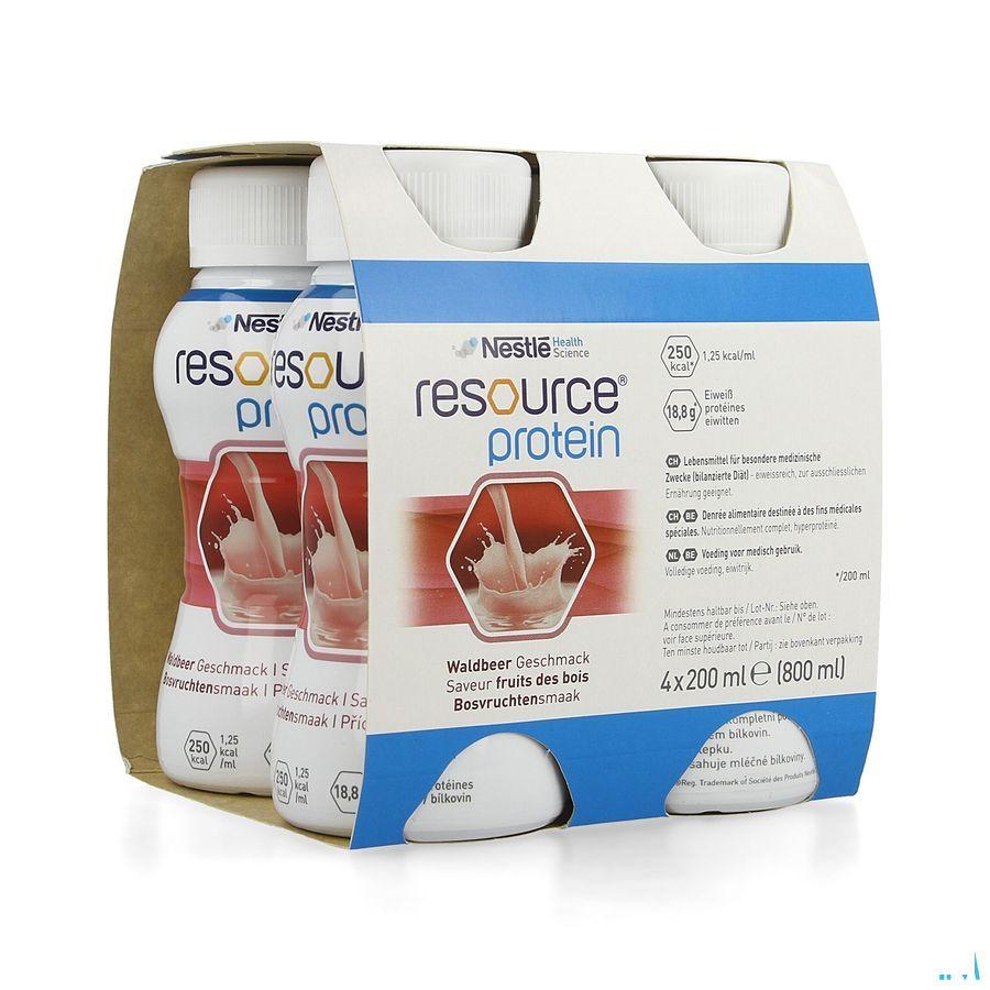Resource Protein Bosvruchten 4x200 ml  -  Nestle