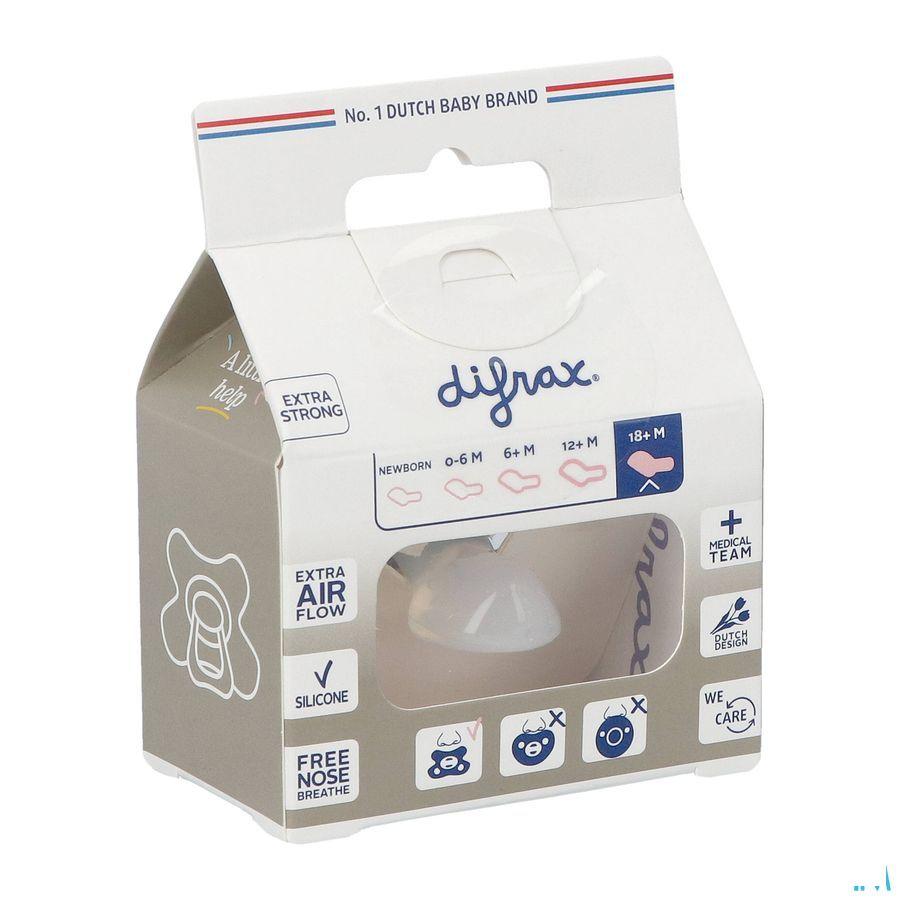Difrax Fopspeen Sil Dental Xtr Sterk + 18m 342  -  Difrax