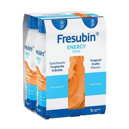 Fresubin Energy Drink Fruits Tropicaux Flacon 4x200 ml  -  Fresenius