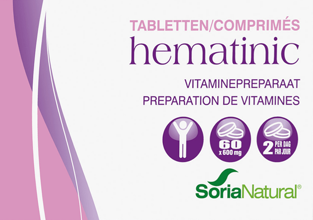 Soria Hematinic 60 Tabletten  -  Soria Bel
