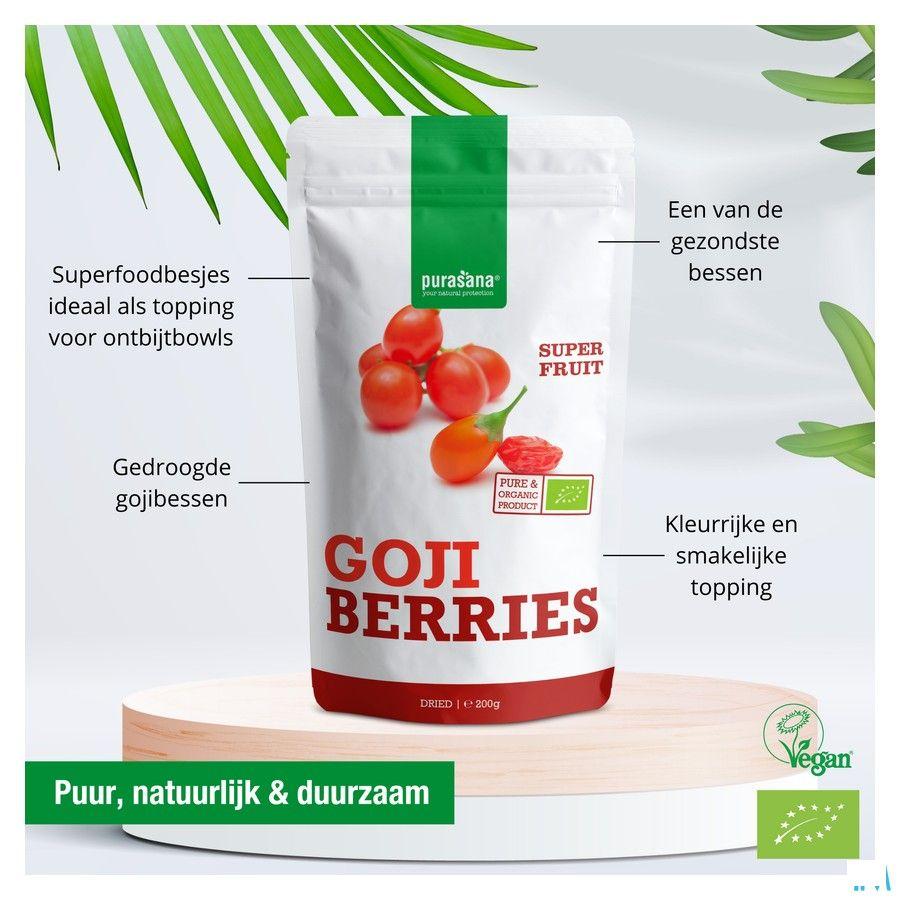 Purasana Baies De Goji Bio 200 gr Chine Qinghai