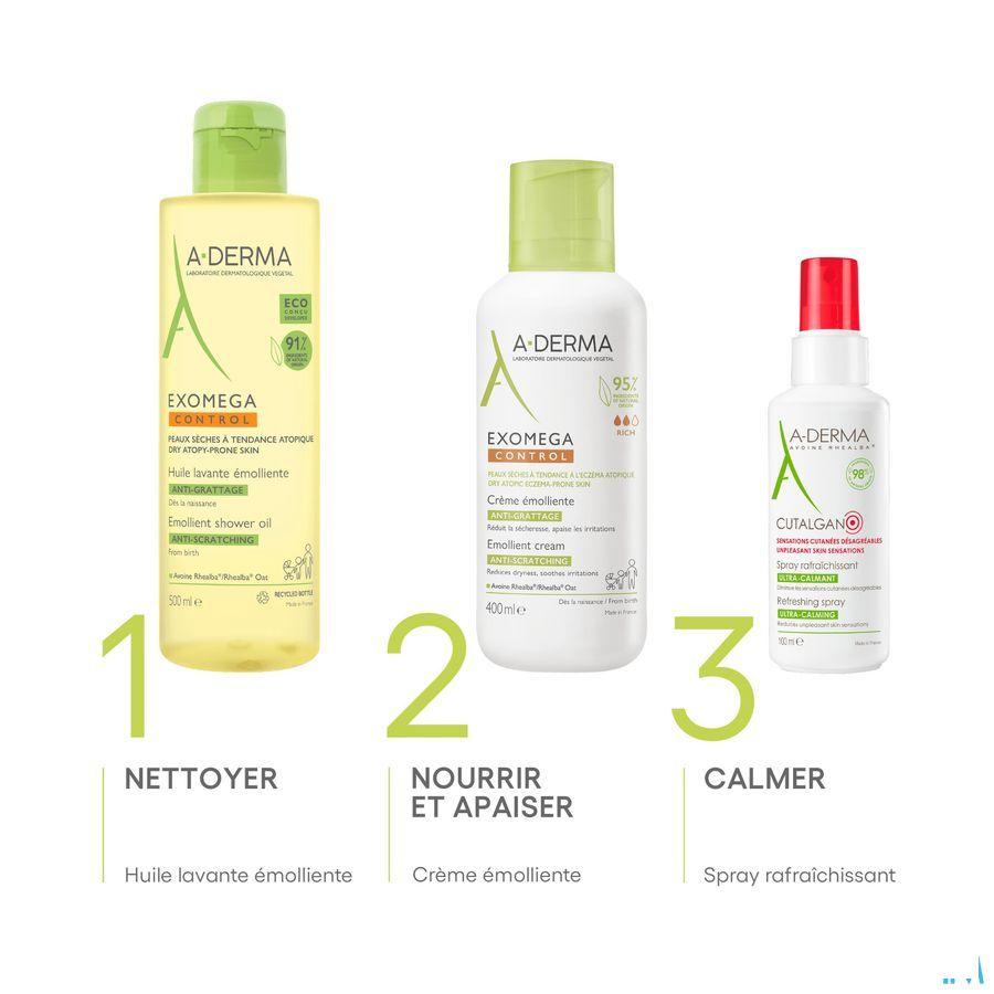 Aderma Exomega Control Creme Emolierend Tube 400 ml  -  Aderma
