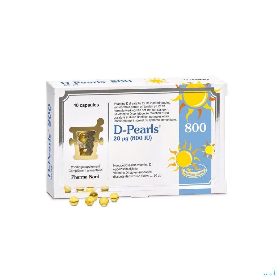 D-pearls 800 Capsule 40  -  Pharma Nord