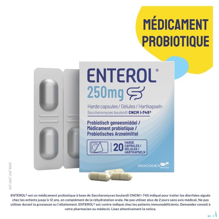 Enterol 250 mg Capsule Harde Dur S/blister 10x250 mg