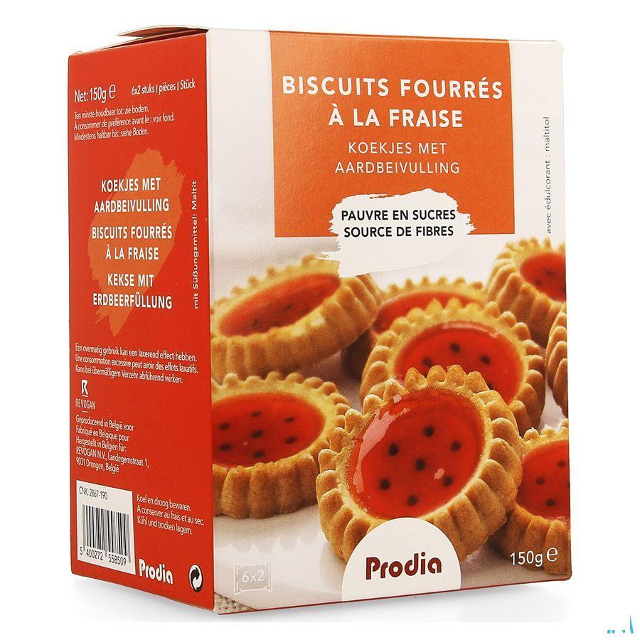 Prodia Biscuits Fourres Fraise 150 gr 5850  -  Revogan