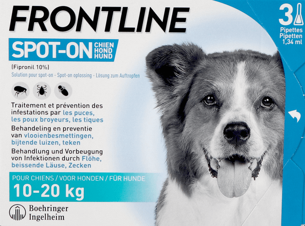 Frontline Spot On Chien 10-20kg et 3x1,34 ml
