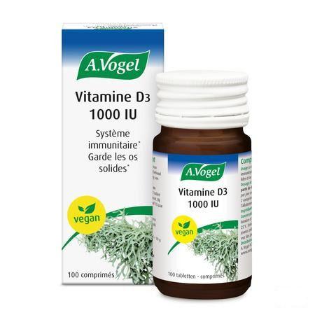 Vogel Vitamine D3 1000 Tabletten 100  -  A.vogel
