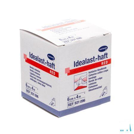 Idealast-haft Rood 6cmx4m 1 P/s  -  Hartmann