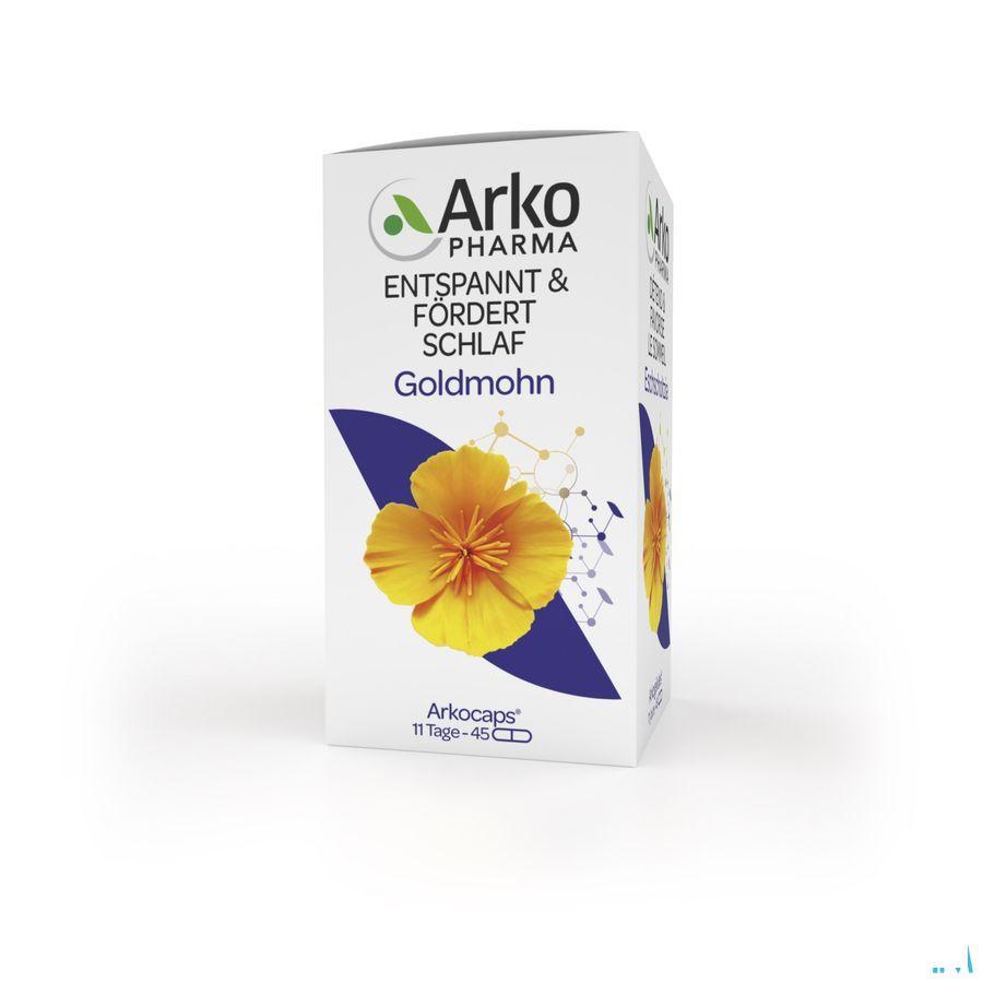 Arkocaps Goudpapaver Plantaardig 45  -  Arkopharma