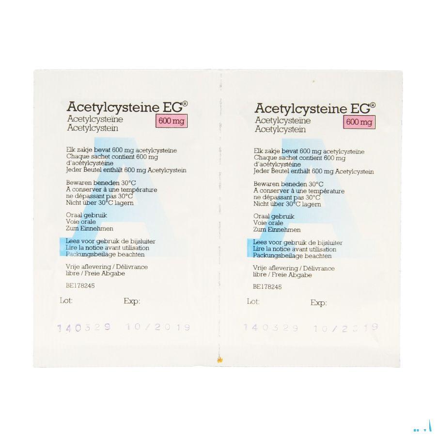 Acetylcysteine EG Sachets 10x600 mg  -  EG