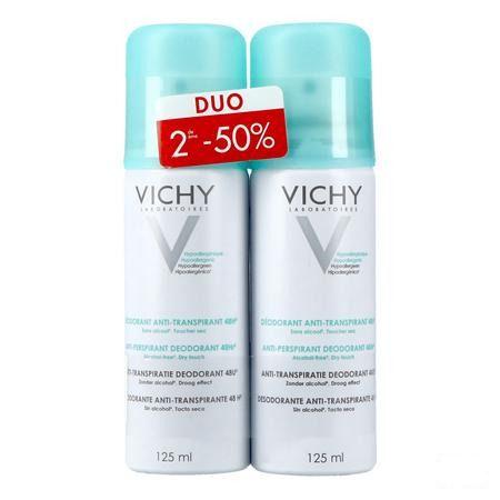 Vichy Deo Transp. Intense Aerosol 24u Duo 2x125 ml  -  Vichy
