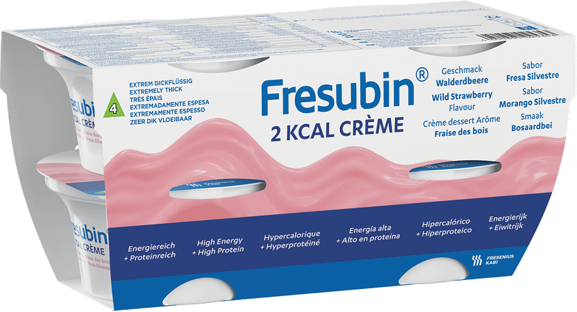 Fresubin 2 Kcal Creme 125 gr Fraise Des Bois/bosaardbei  -  Fresenius