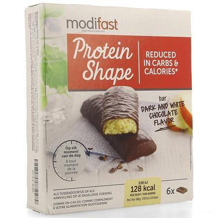 Modifast Protein Shape Bar Ch.n/b 6x31 gr 2293736  -  Nutrition & Sante