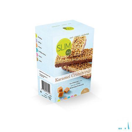 Slimdiet Reep Karamel Crispy 5x50 gr  -  Slimdiet Bv