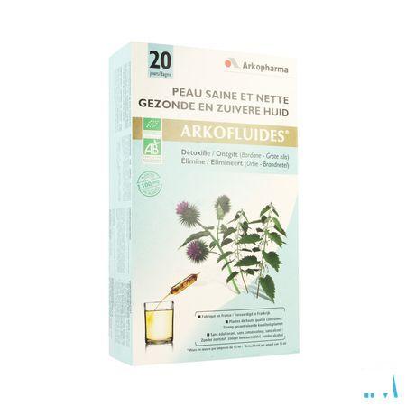 Arkofluide Zuivere Gezonde Huid Ampullen 20  -  Arkopharma