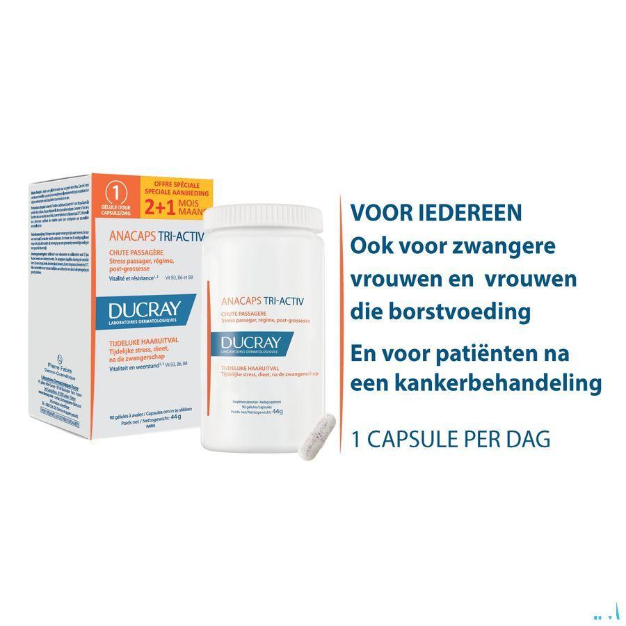 Ducray Anacaps Tri-Activ Caps 90