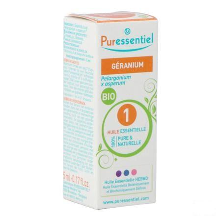 Puressentiel Eo Geranium Bio Expert Essentiele Olie 5 ml  -  Puressentiel