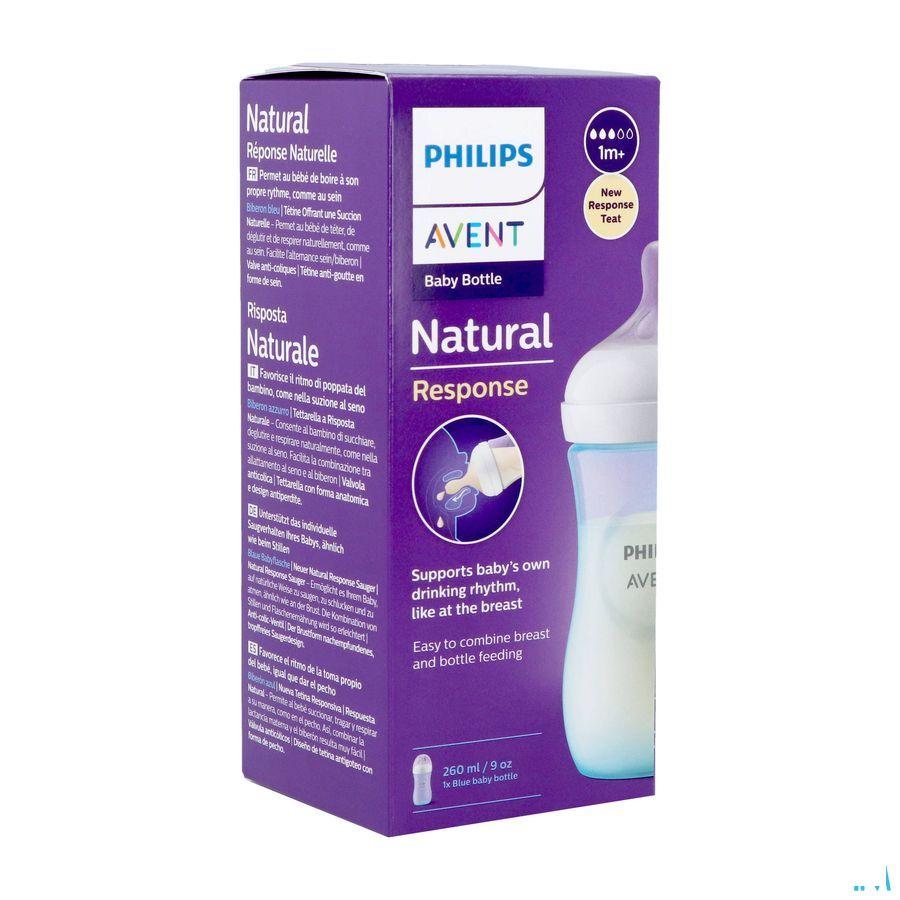 Philips Avent Natural 3.0 Biberon Bleu 260 ml