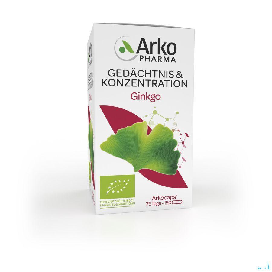 Arkogelules Ginkgo Bio Capsule 150  -  Arkopharma