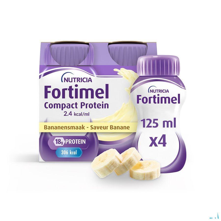 Fortimel Compact Protein 2.4Kcal Banaan 4 x 125 ml