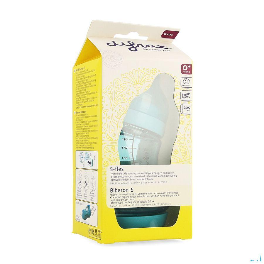 Difrax Biberon-s Wide 200 ml  -  Difrax