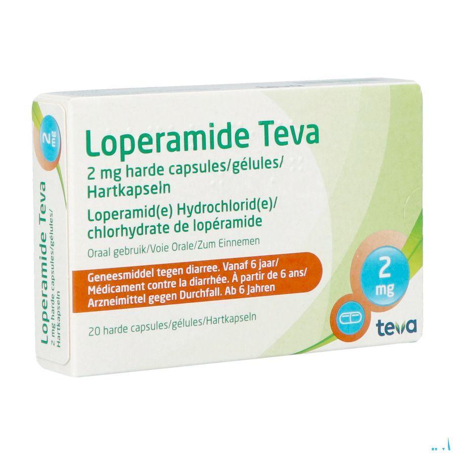 Loperamide Teva Capsule 20 X 2 mg 