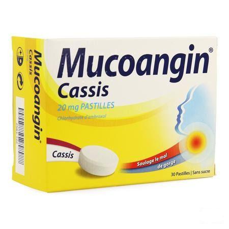 Mucoangin Zwarte Bes Zuigtabletten 30x20 mg