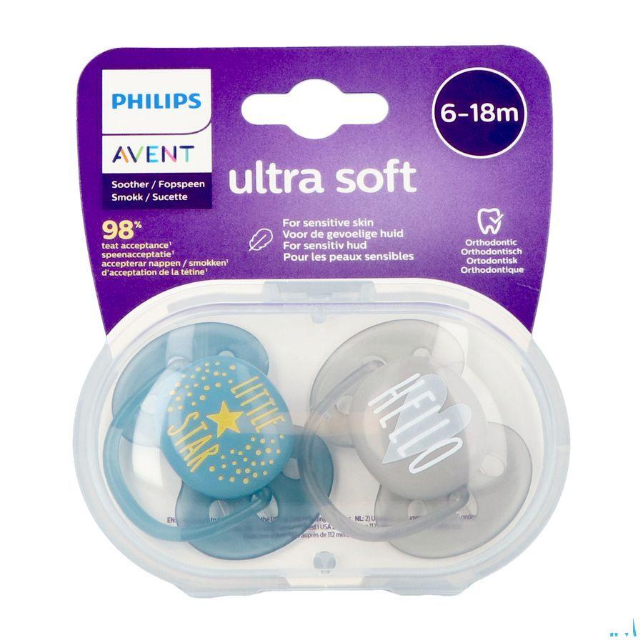 Philips Avent Fopspeen 6M+ Soft Mix  -  Bomedys