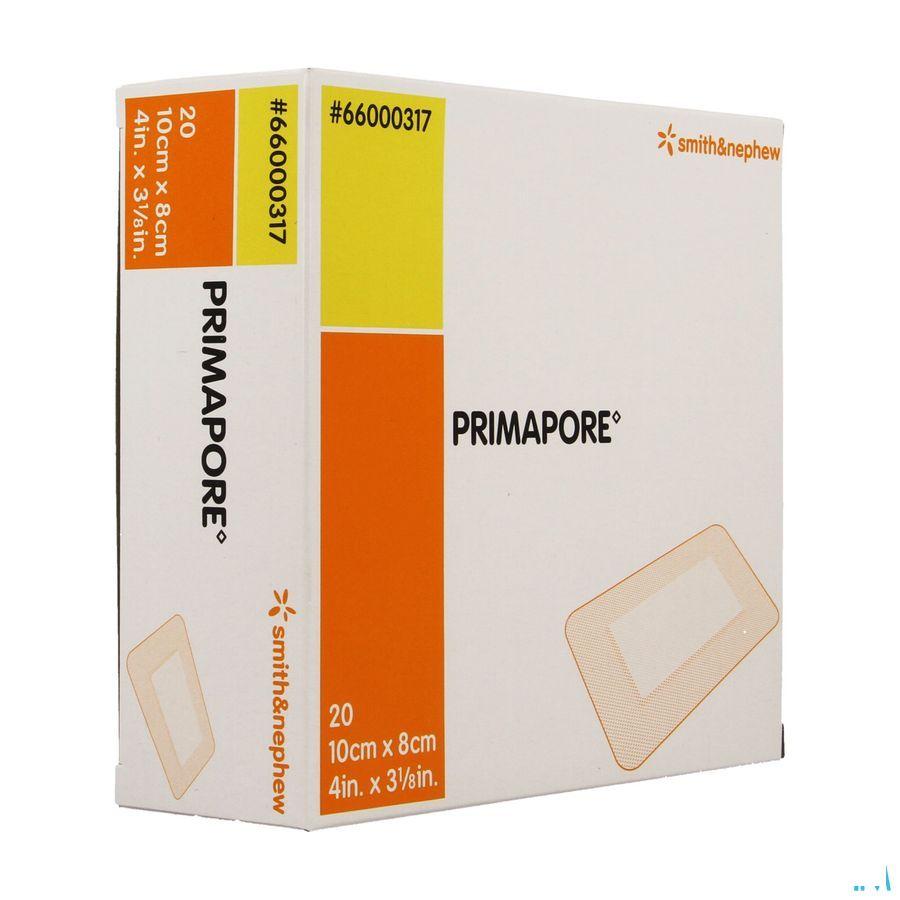 Primapore S&n Pansement Post-op 10cmx 8cm 20 66000317  -  Smith Nephew