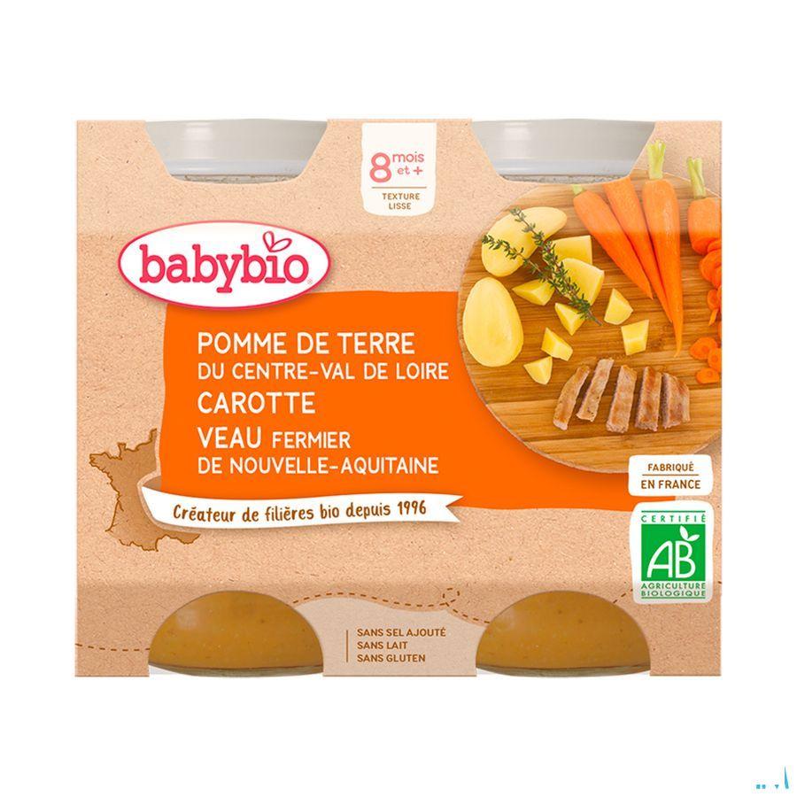 Babybio Bipack Groenten-Kalf 2X200g 51051