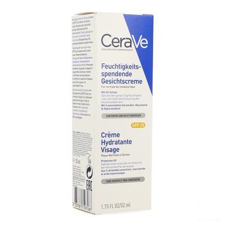 Cerave Creme Hydratante Visage Ip25 52 ml  -  Cerave