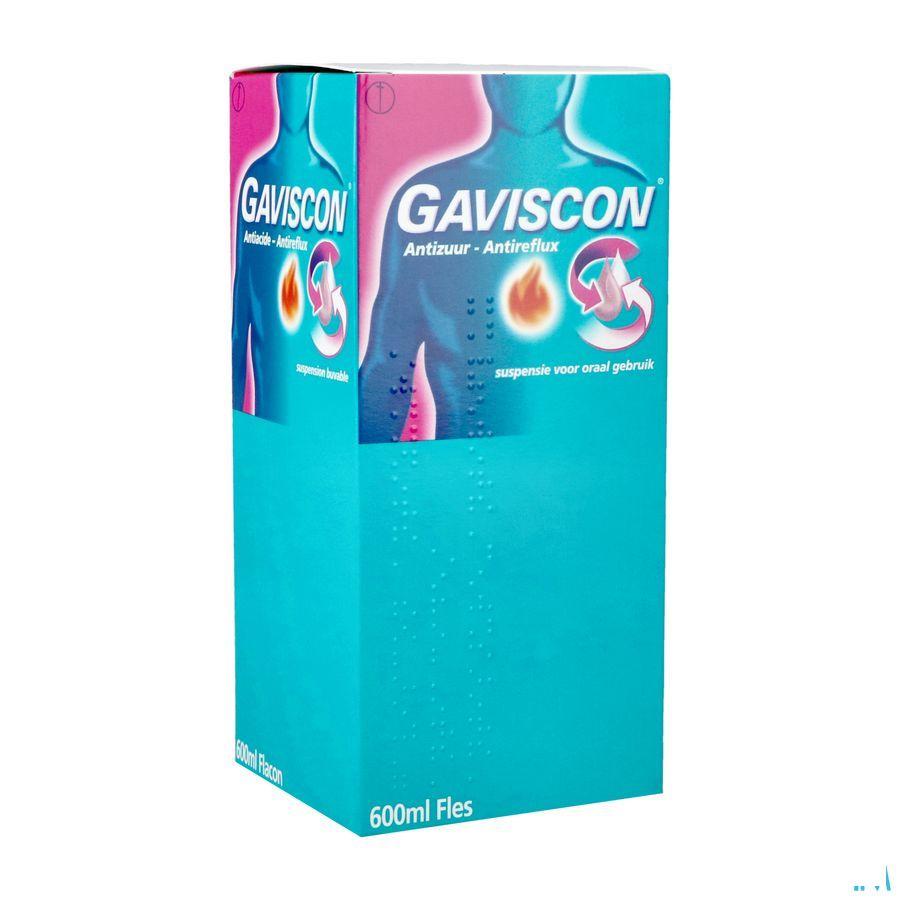 Gaviscon Antizuur-antireflux Suspensie Oraal Gebr.600 ml