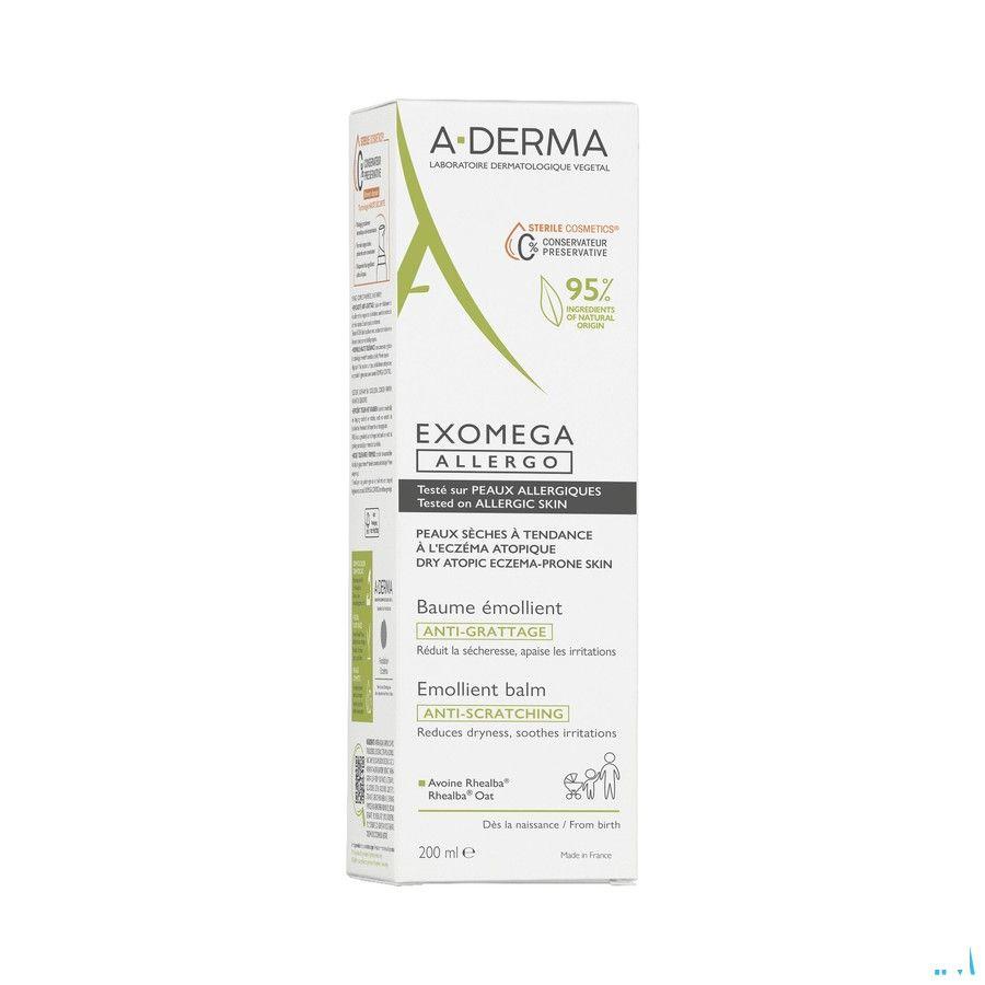 Aderma Exomega Allergo Balsem Emolierend Tube200 ml  -  Aderma